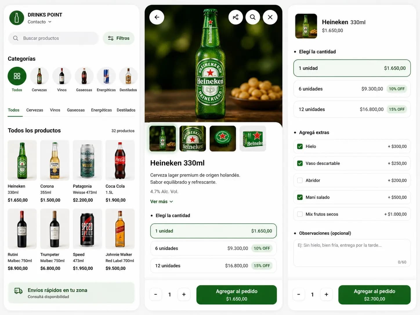Tienda de bebidas